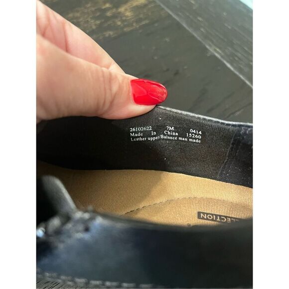 Clarks Black Genette Danby Leather Clogs sz 7 NWOT - Picture 7 of 7